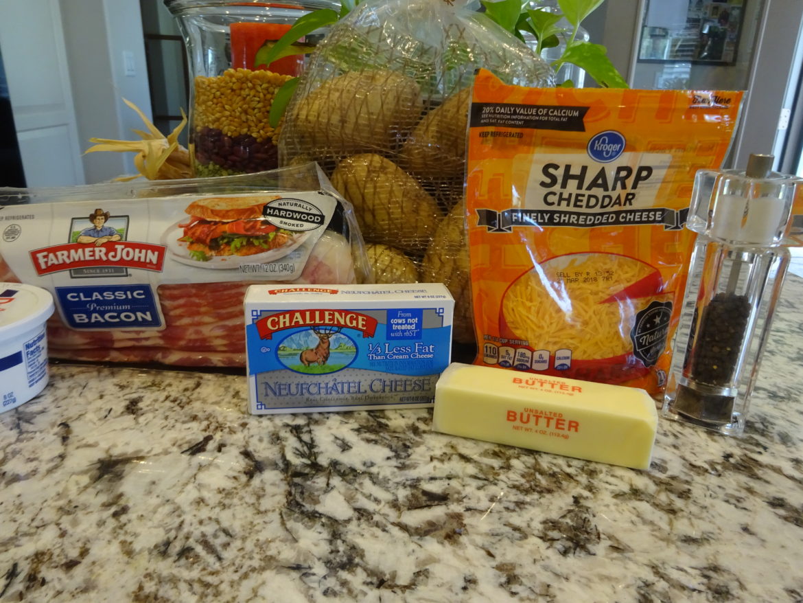 Mashed Potatoes with Bacon & Cheddar Cheese – M&M Hit The Road
