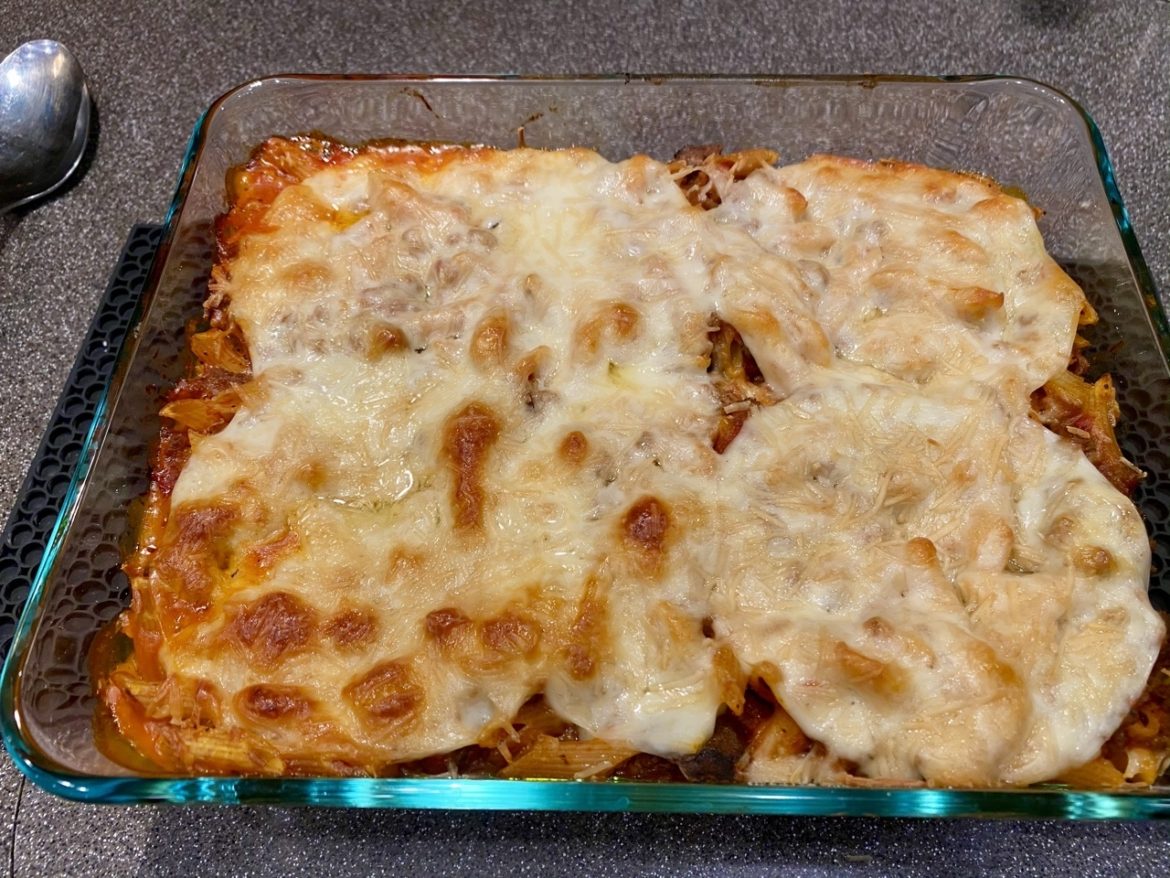 Penne Pasta Bake – M&M Hit The Road